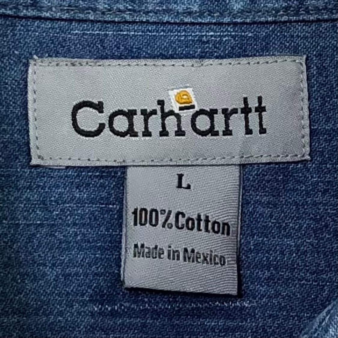 XL 칼하트 데님 셔츠 상품이미지3