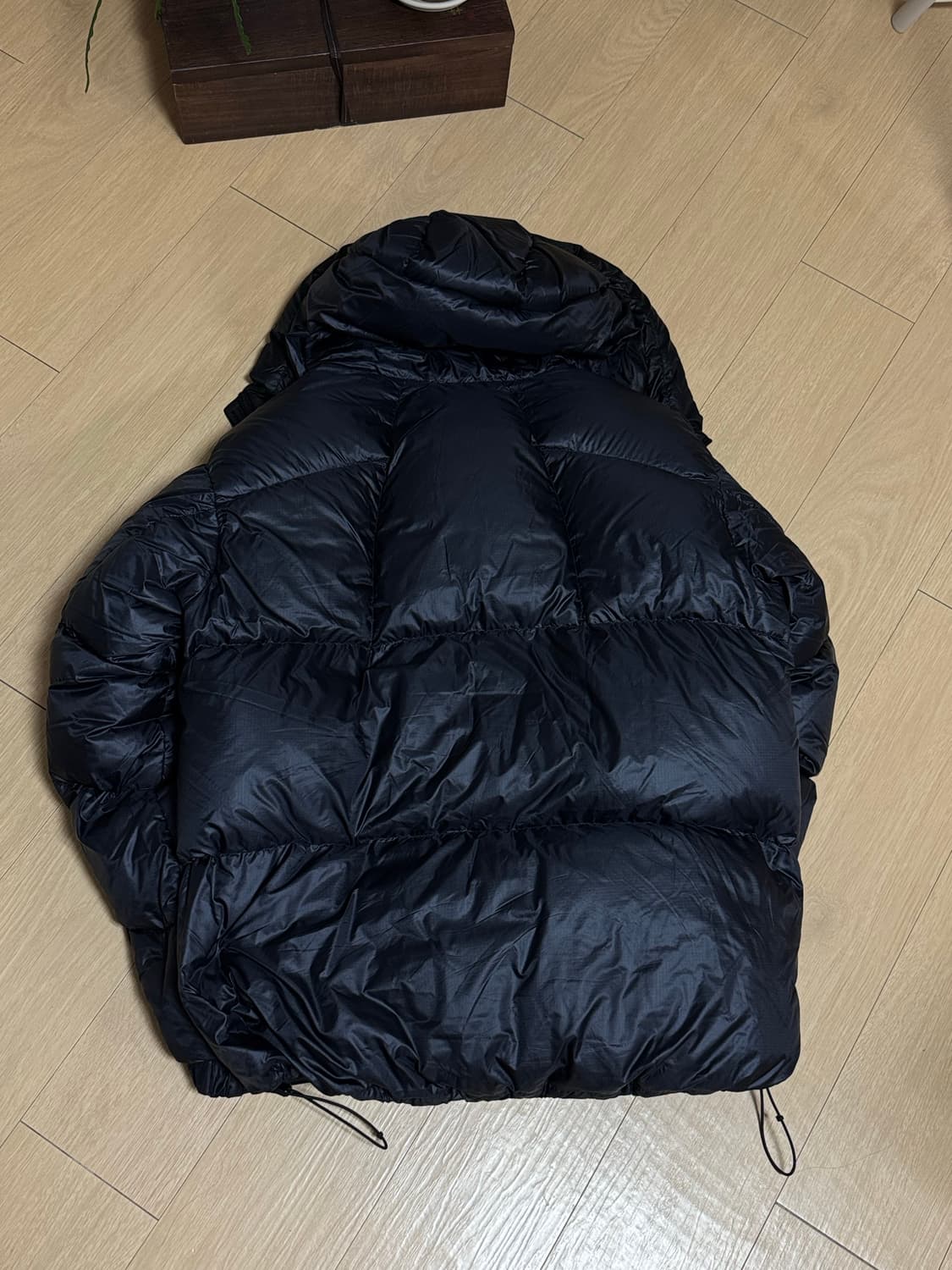 [5, XL] 골드윈 25fw 퍼텍스 퀀텀 다운 파카 블랙 상품이미지10