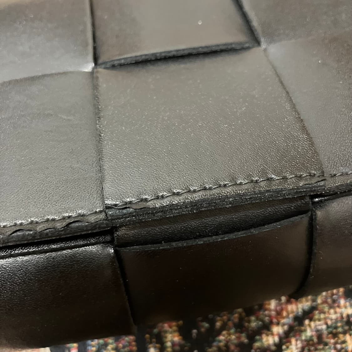 [OS] 보테가 베네타 카세트 벨트 백 블랙 상품이미지10