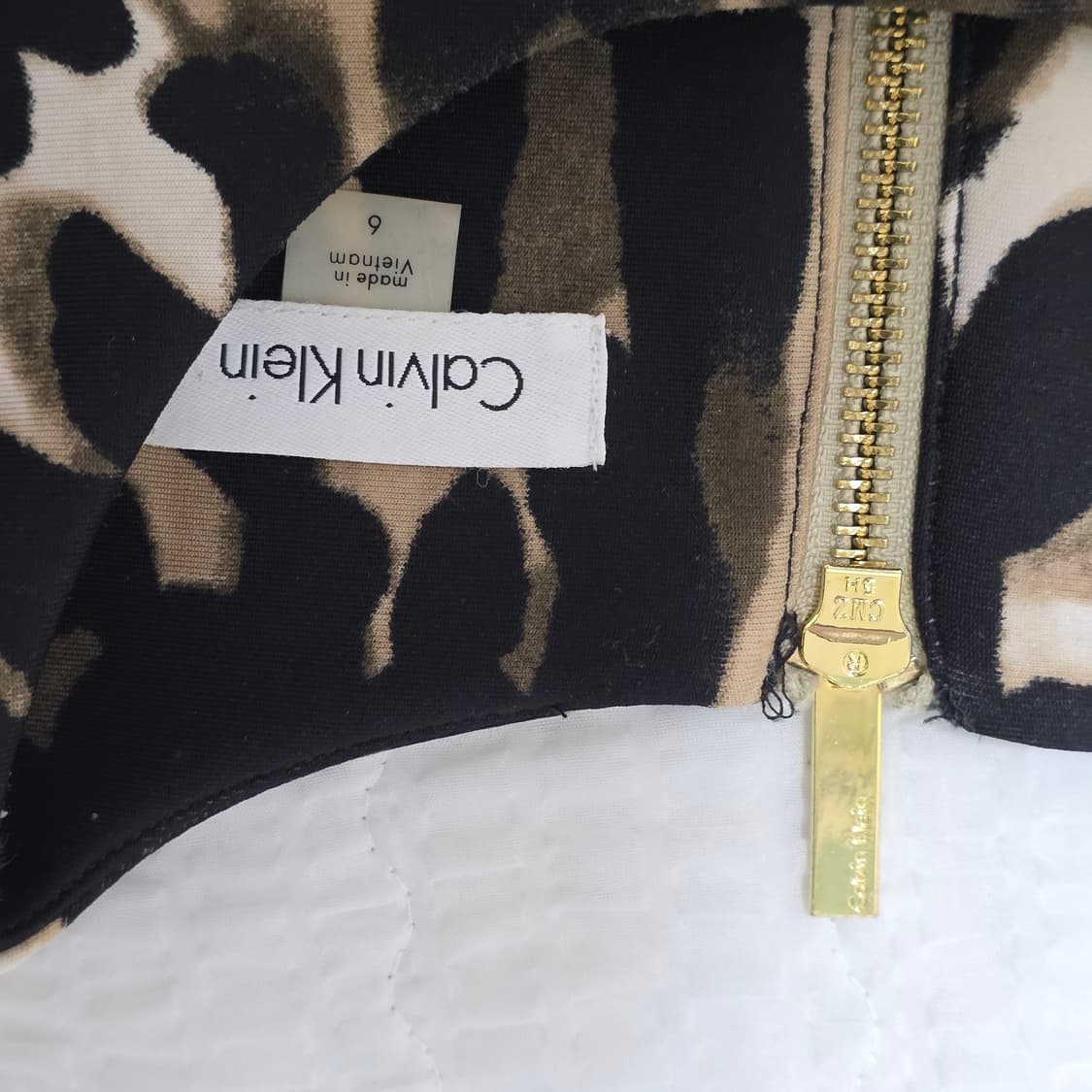 미국빈티지 레오파드 원피스 상품이미지4