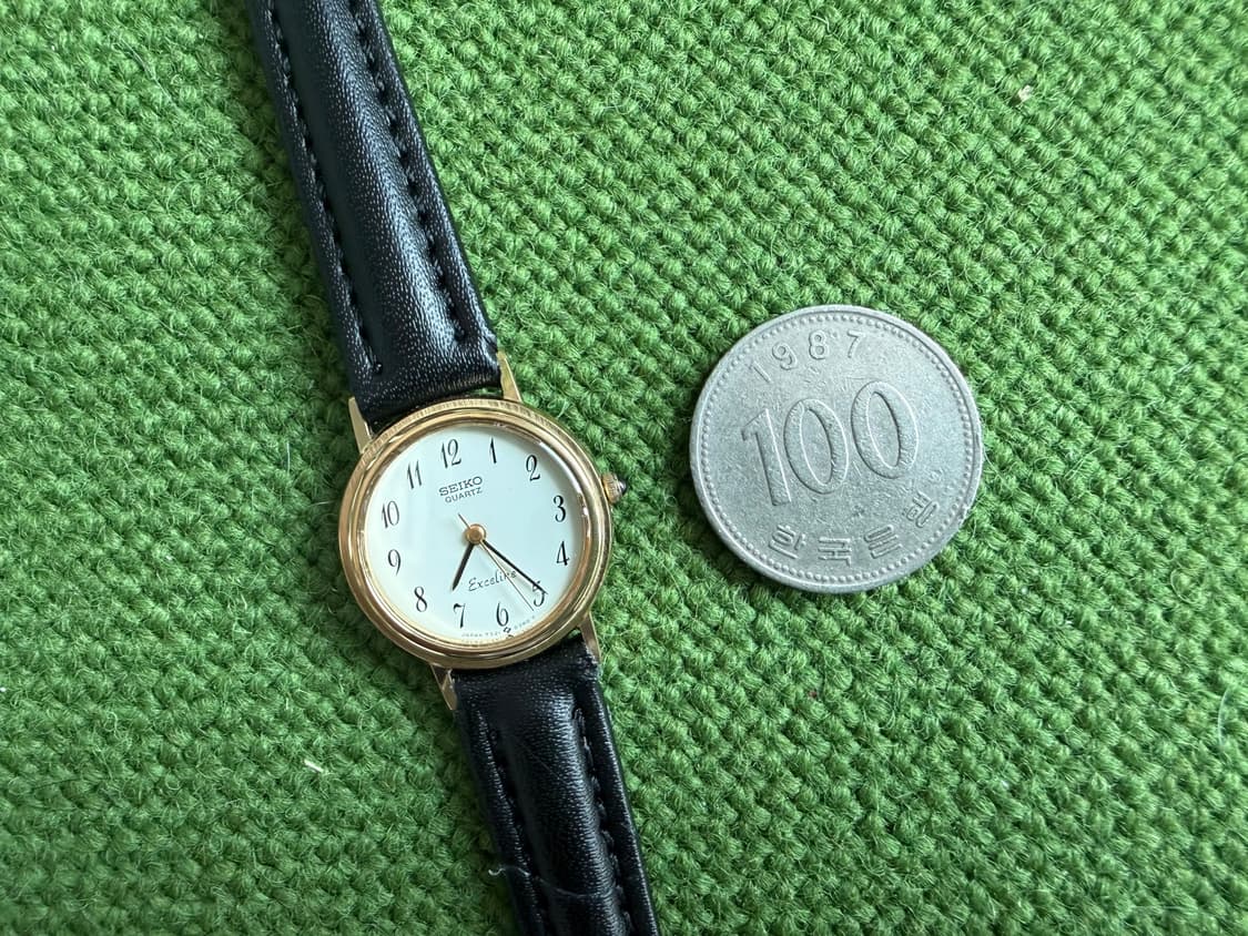 (정상 작동)세이코 엑셀린 쿼츠 빈티지 여성 시계 7321 상품이미지6