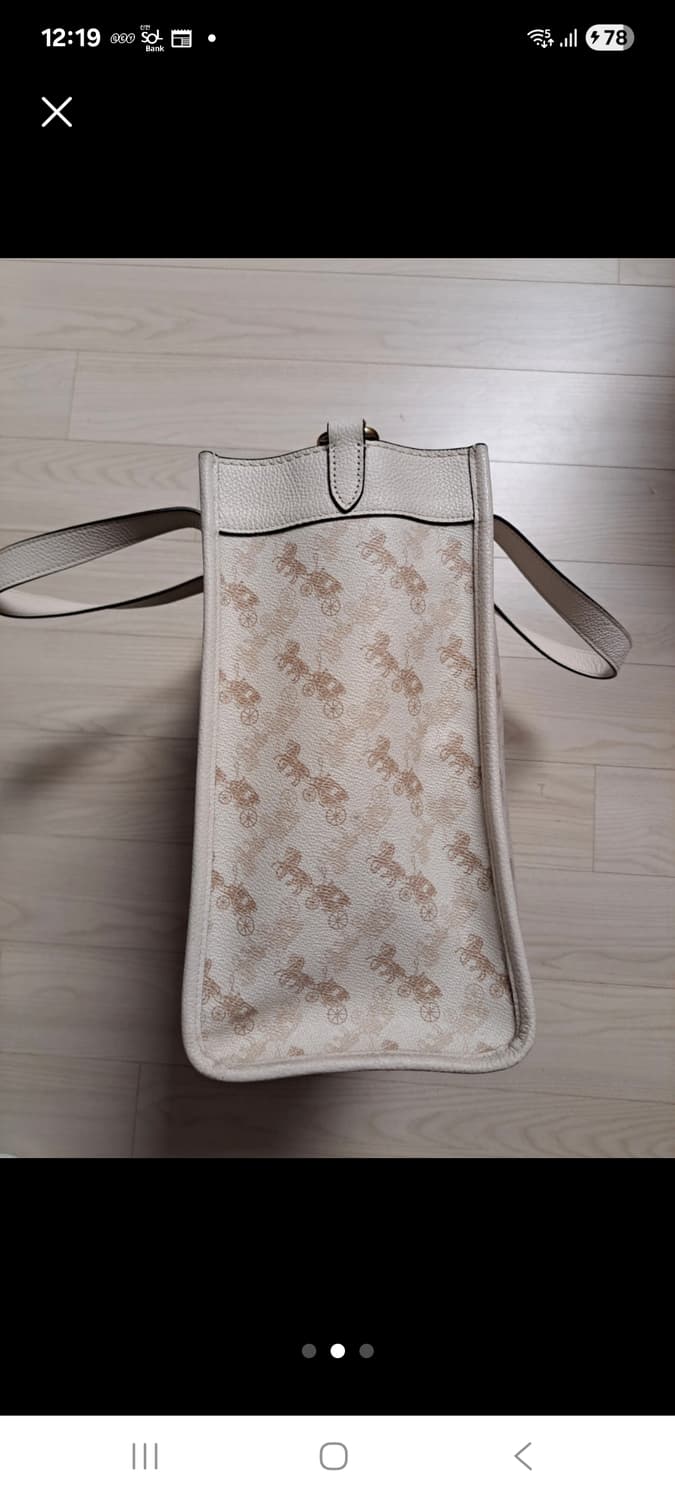 코치 호스 앤 캐리지 프린트 토트백 상품이미지2