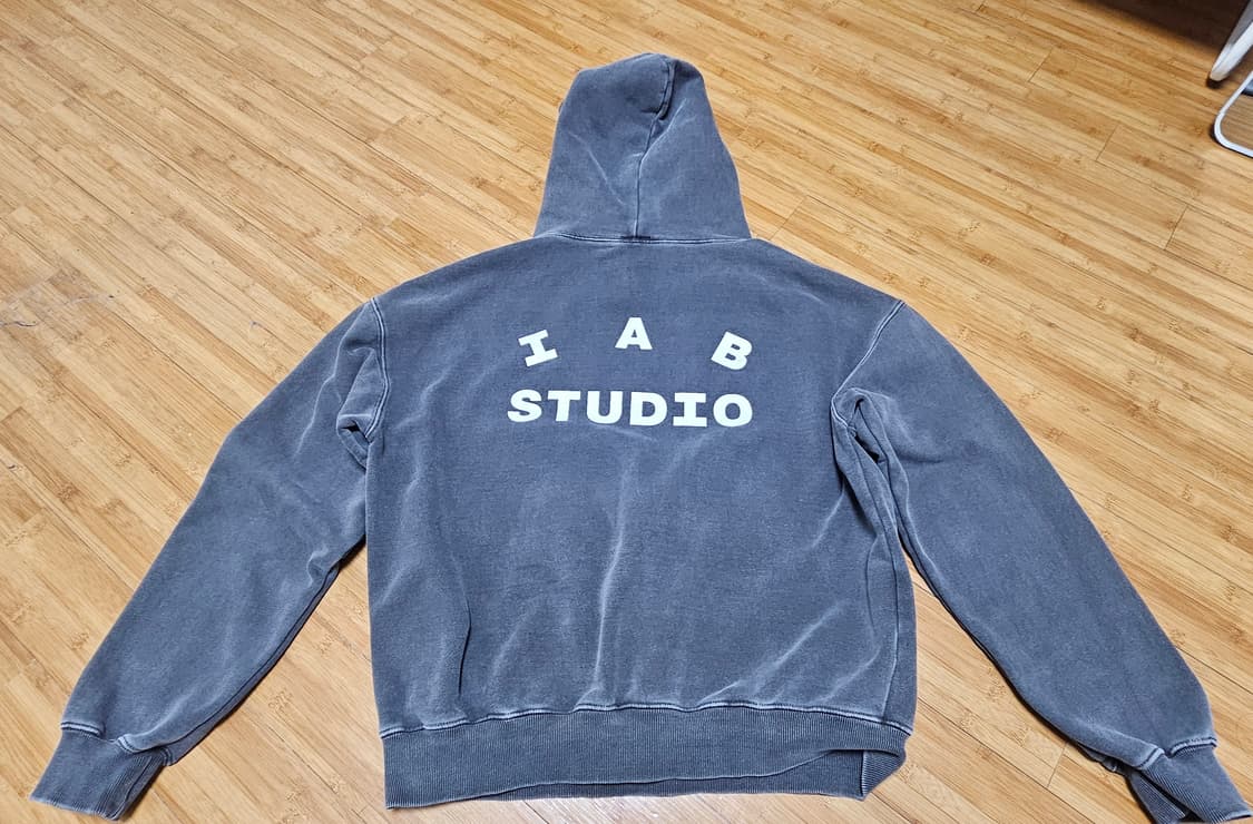 아이앱 스튜디오 피그먼트 후드 블랙 라지L 상품이미지2