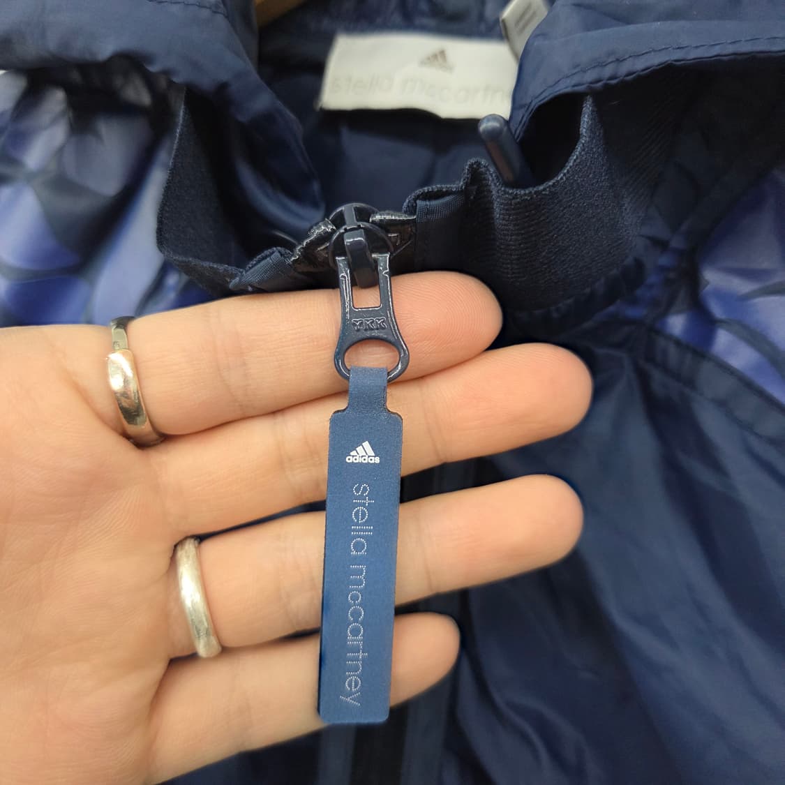 아디다스 스텔라 맥카트니 네이비 바람막이 여성 S 상품이미지4