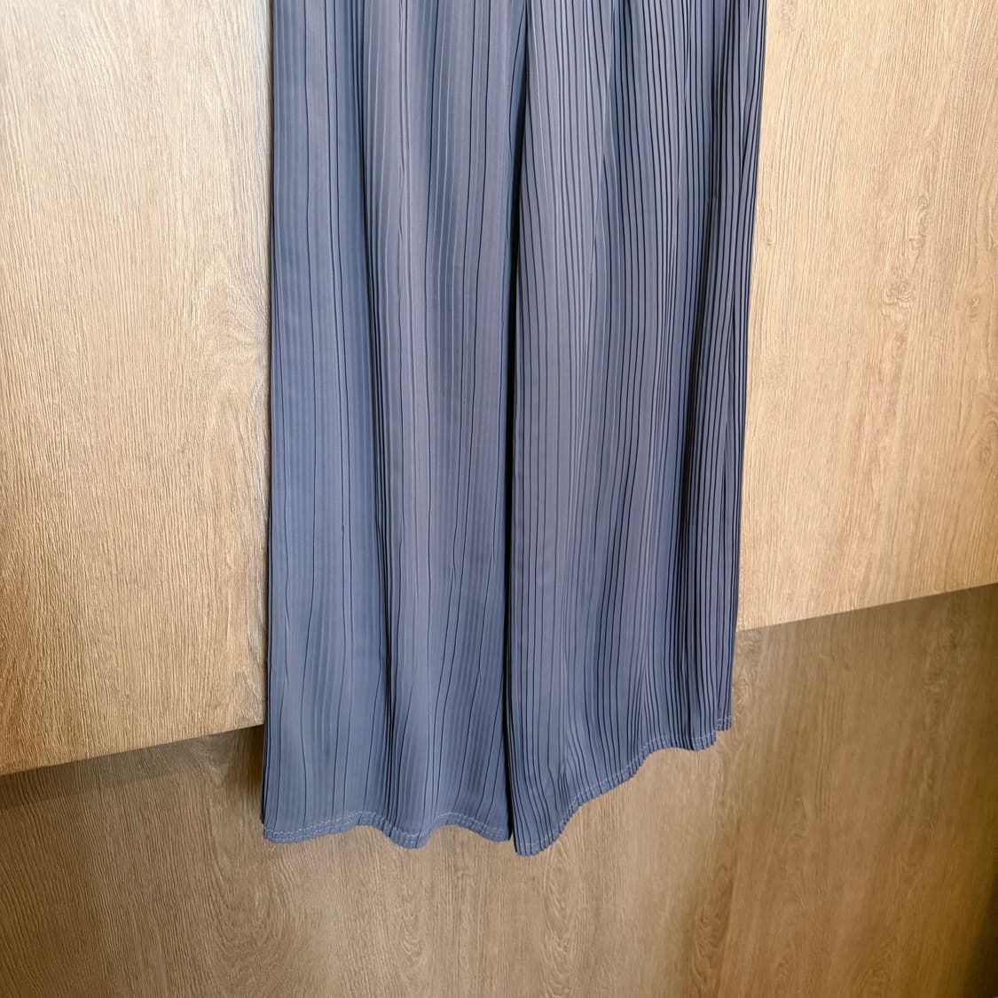 빈티지 플리츠 팬츠 밴딩 디테일 와이드 루즈핏 차콜 상품이미지4