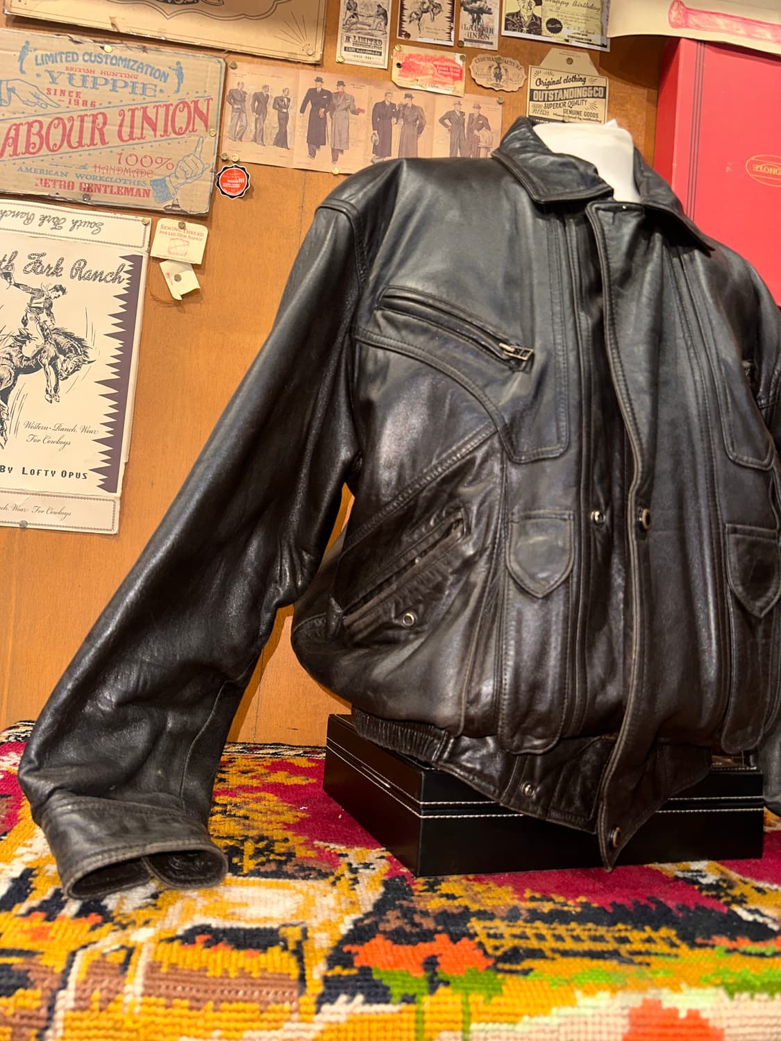 ( XL-2XL ) 가죽자켓 봄버자켓 레더자켓 양가죽자켓 a2가죽자켓 상품이미지2