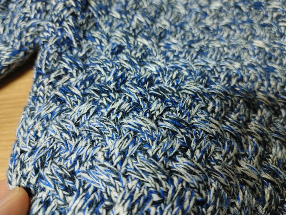 TOMMY HILFIGER 타미 힐피거 그라데이션 면니트 라운드티 상품이미지4