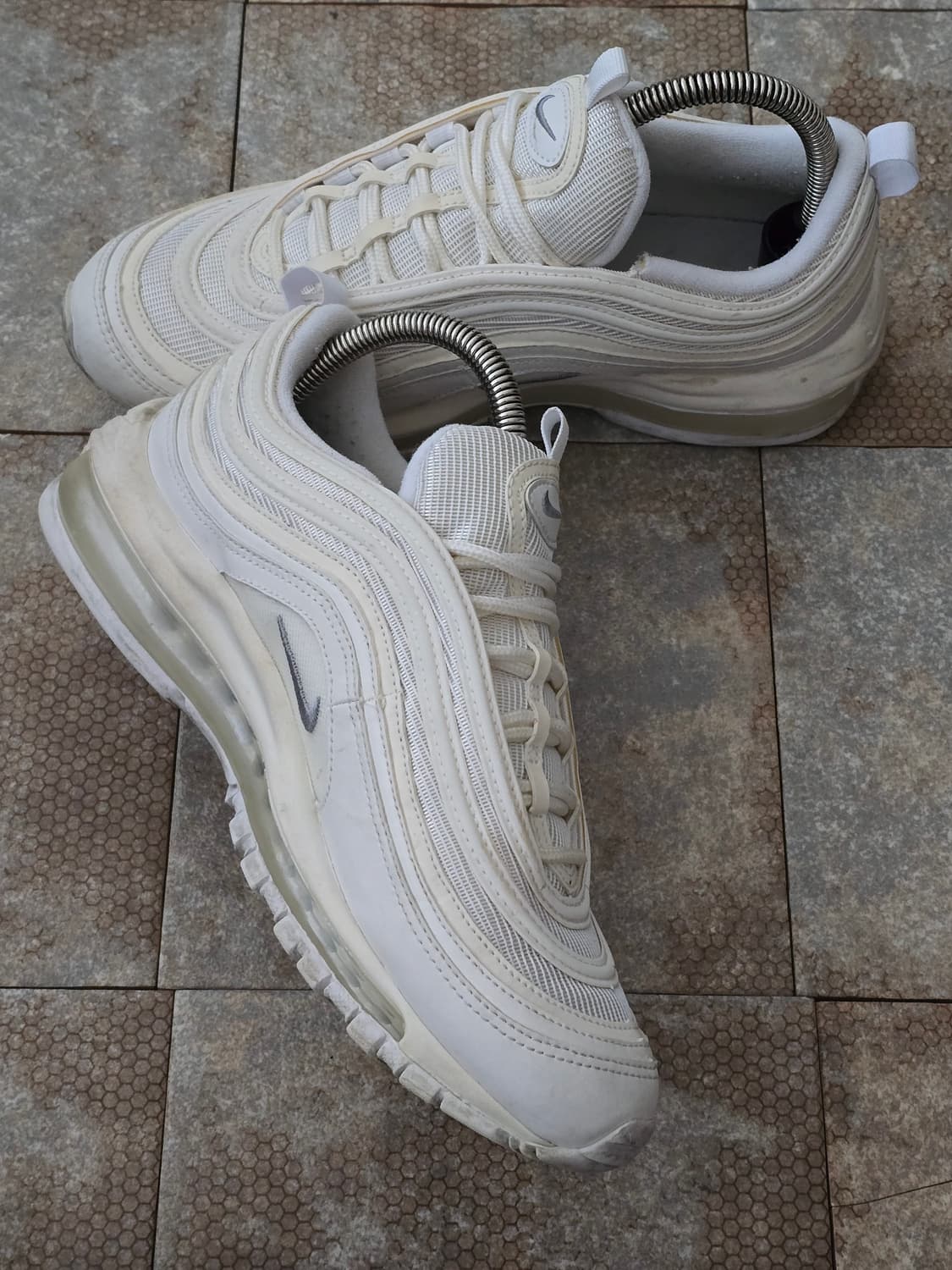 (260)나이키 에어맥스 97 트리플 화이트 상품이미지4