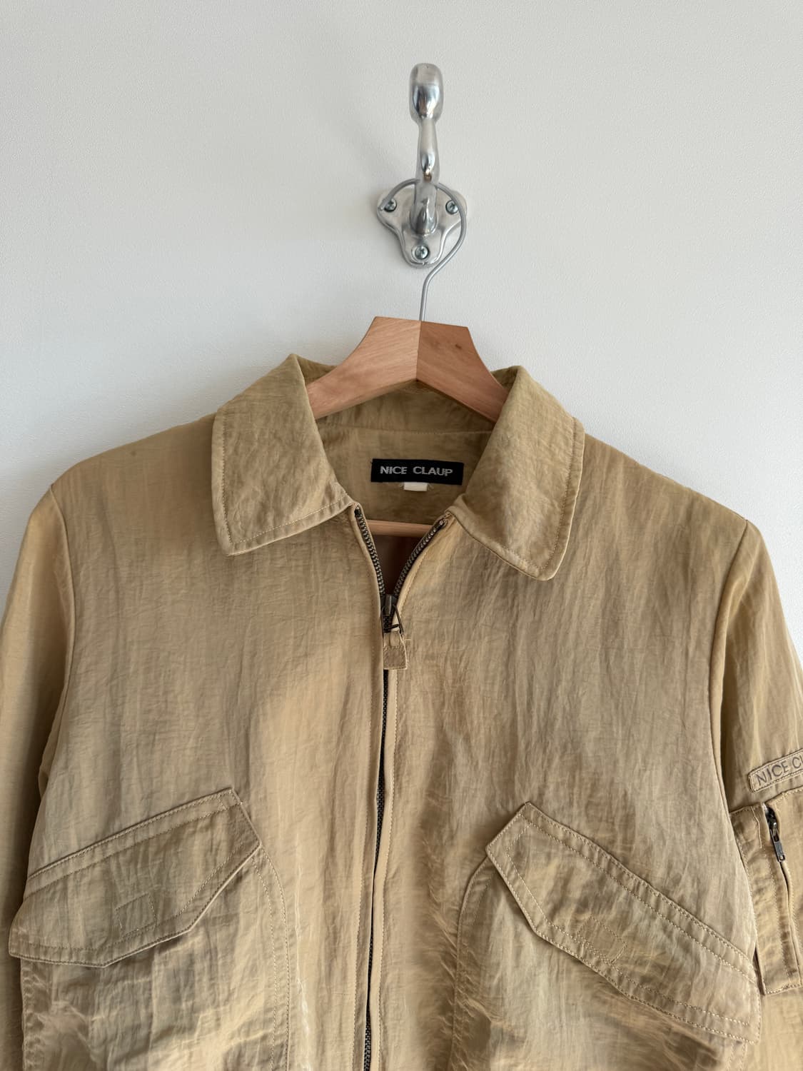 NICE CLAUP 나일론 탱커자켓 상품이미지2