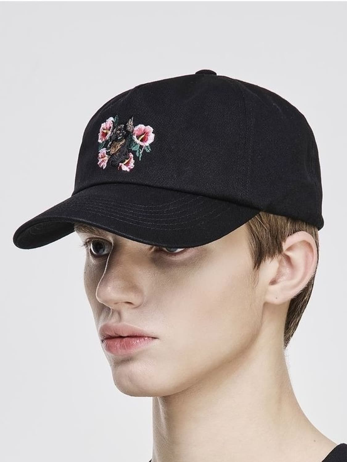 송지오 옴므 SONGZIO HOMME 플라워 도베르만 자수 볼캡 상품이미지1