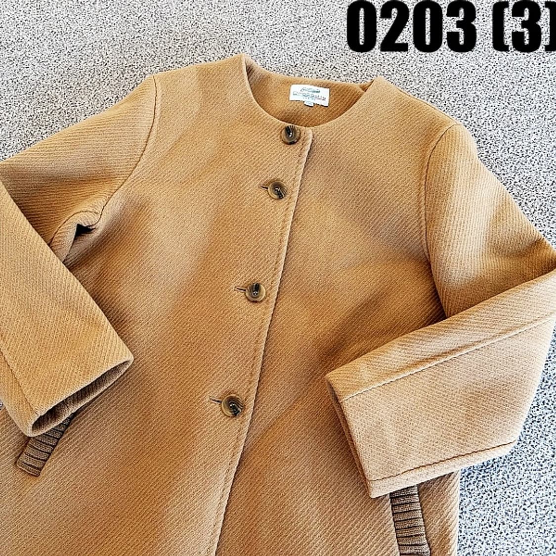 [100] 크로커다일 여성 울 베이직 반코트 상품이미지2