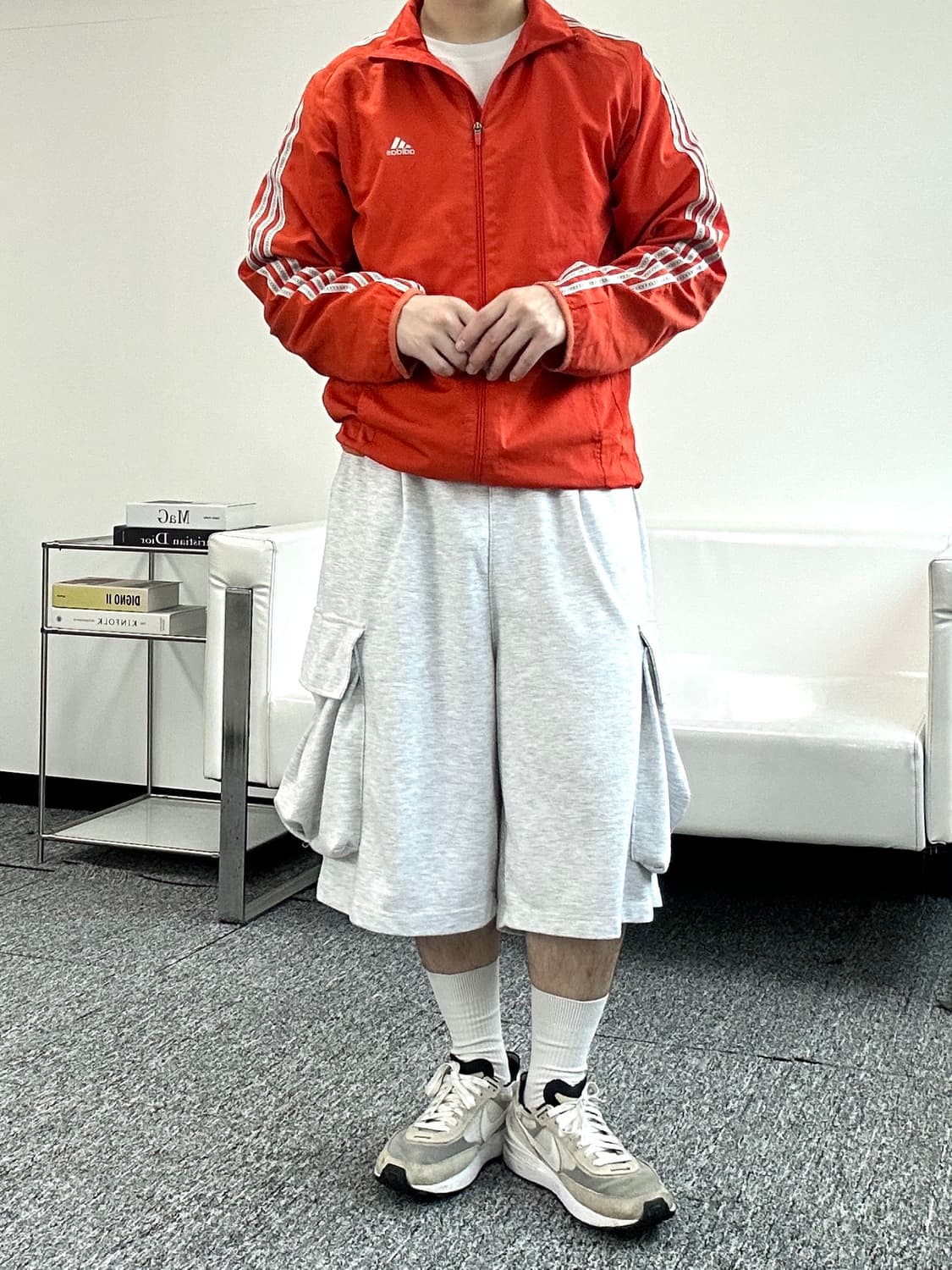 아디다스 클라이마프루프 오렌지 트랙자켓 L  상품이미지3