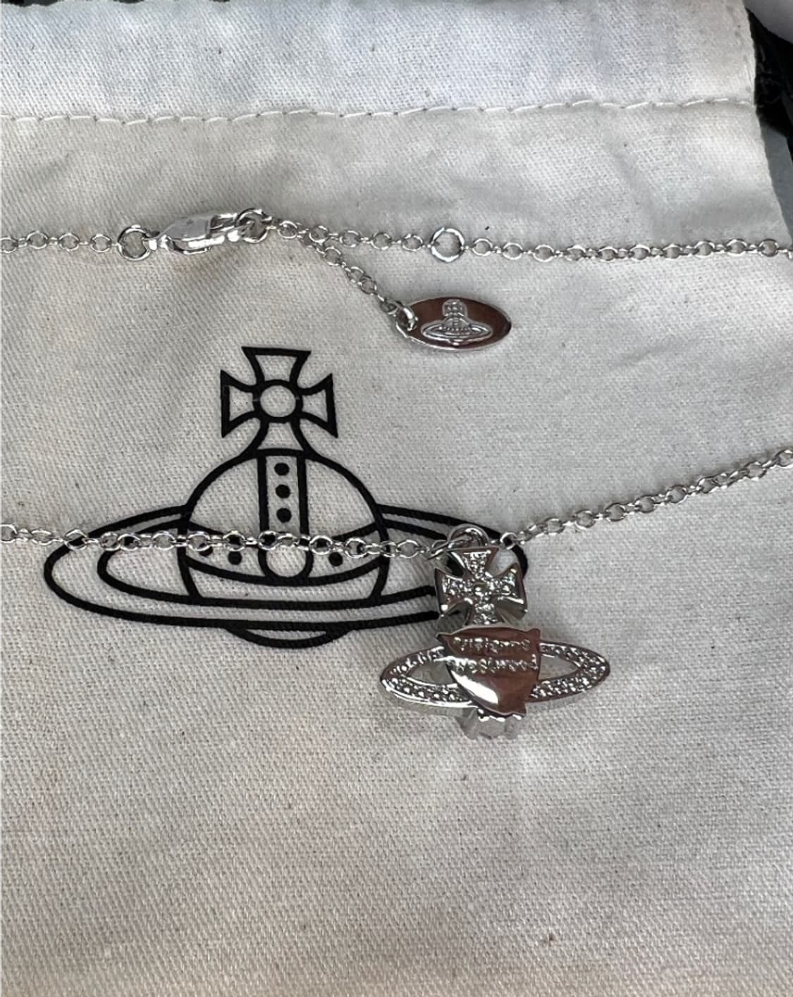 비비안웨스트우드 아카이브 아리엘라 하트 orb 팬던트 목걸이 상품이미지5