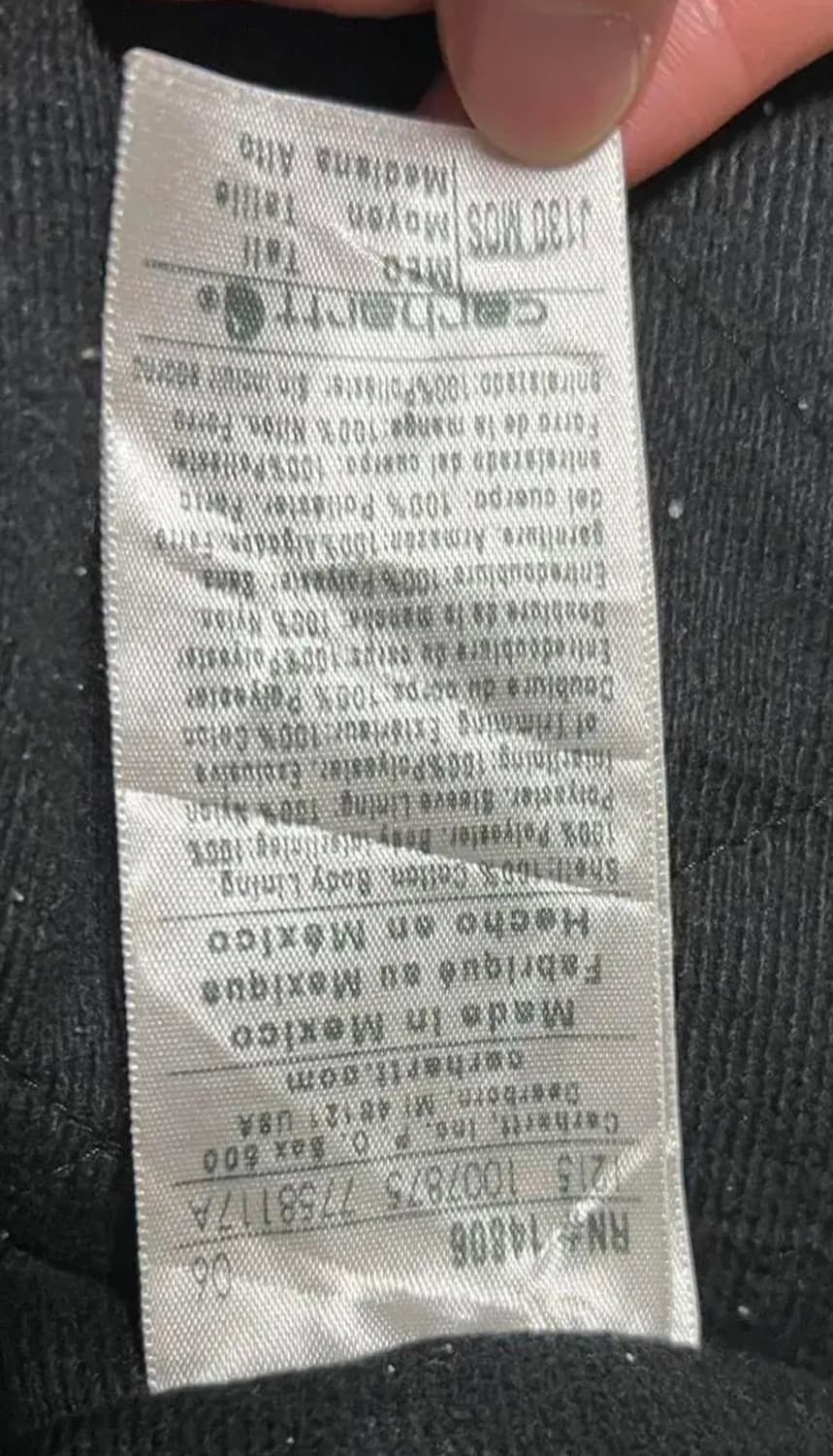 칼하트 j130 mos 액티브 자켓 (M) 상품이미지4