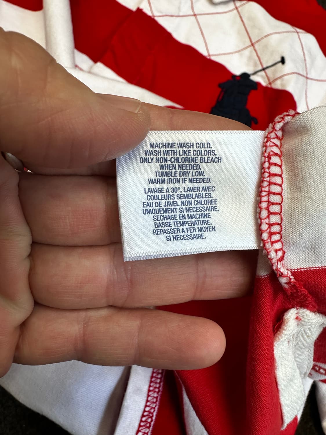 폴로 랄프로렌 빅포니 럭비티 (18-20) XL 상품이미지4