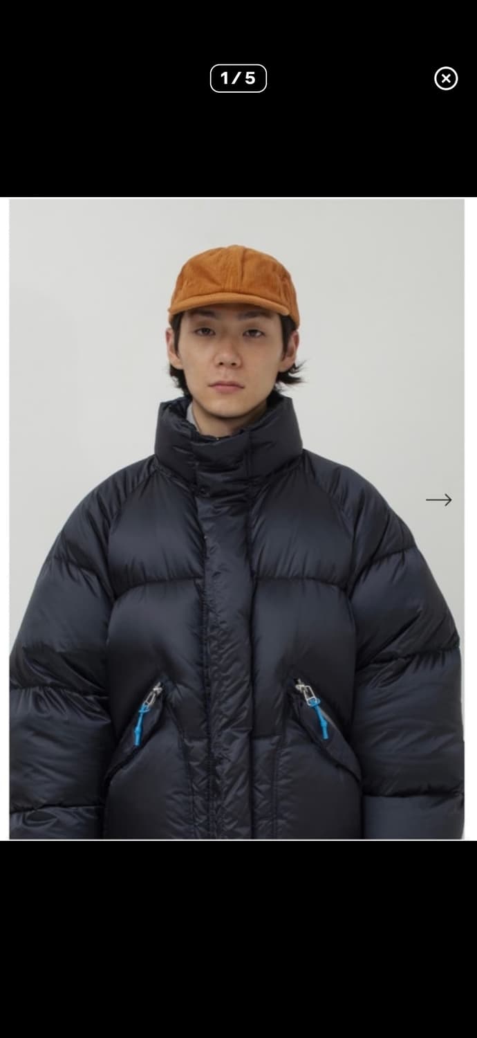 Name Nynol Chambray Down Jacket 상품이미지1