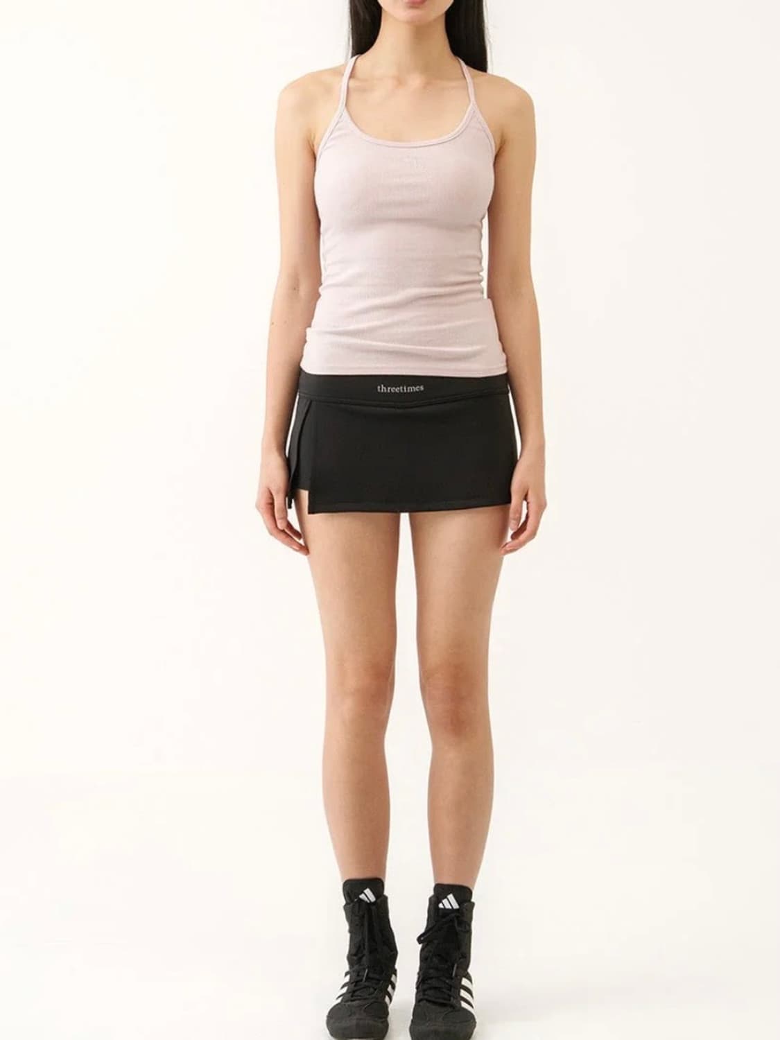 쓰리타임즈 Athletic slit skirt 상품이미지2