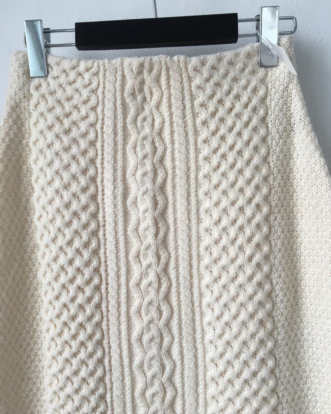 Cable pattern knit long skirt 상품이미지2