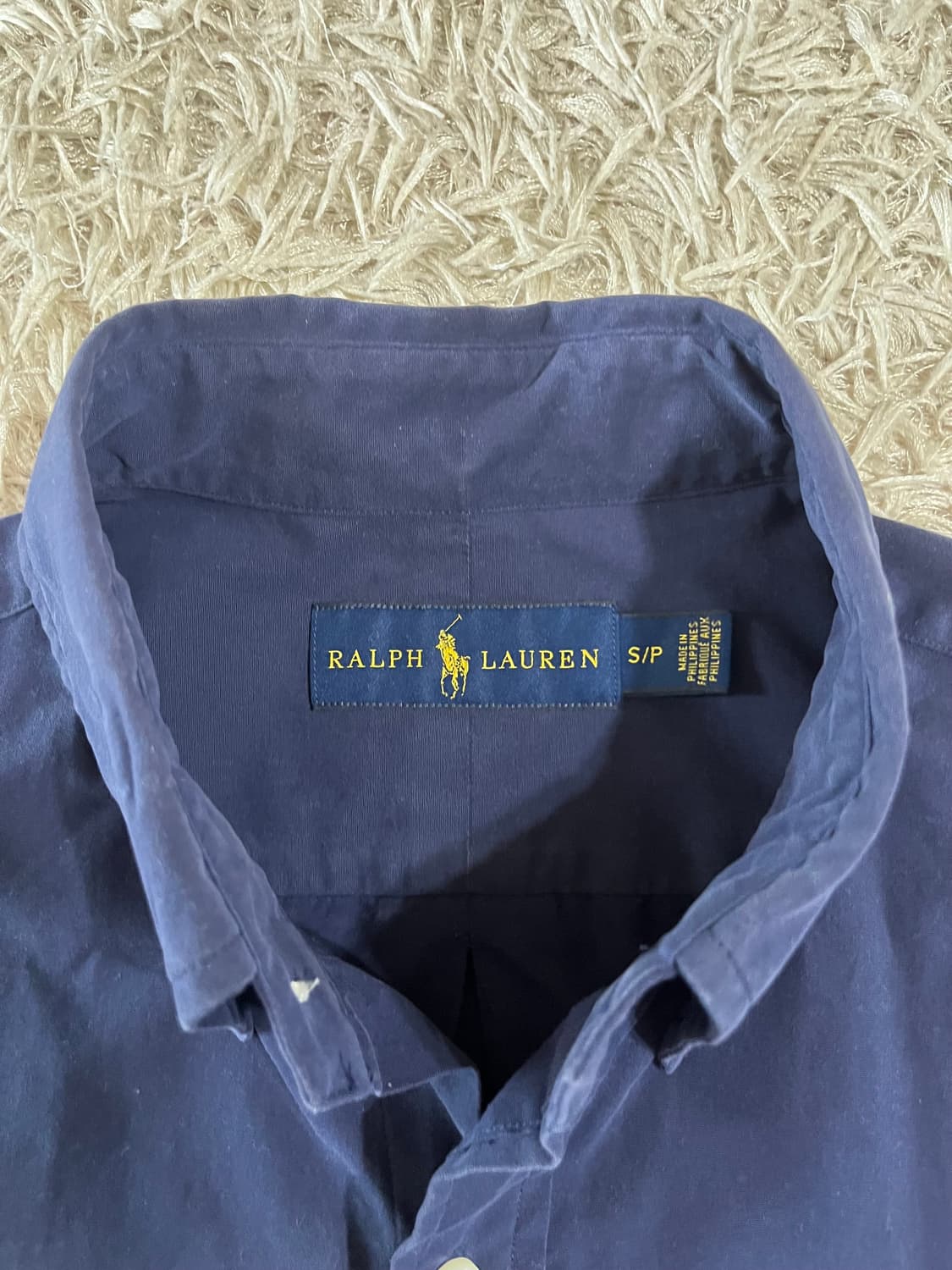 폴로 랄프로렌 네이비 반팔 셔츠 상품이미지2