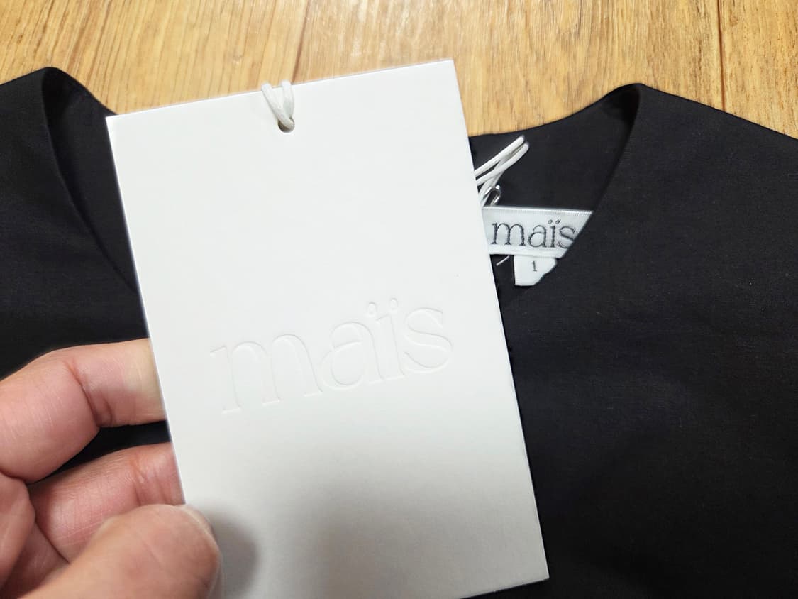 마이스(MAIS) 슬리브리스 벌룬원피스 55 새상품 상품이미지6