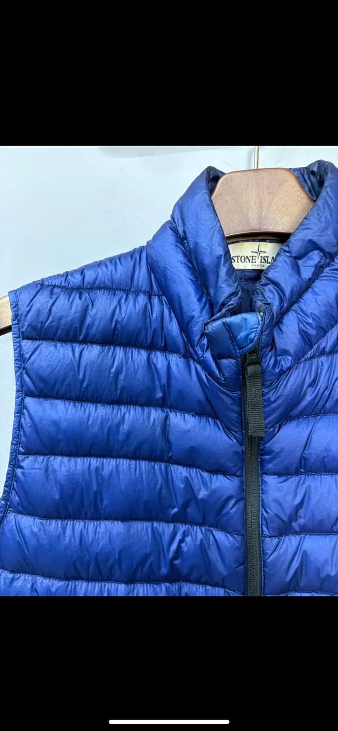 스톤아일랜드 블루 경량패딩 베스트 H1212 상품이미지3