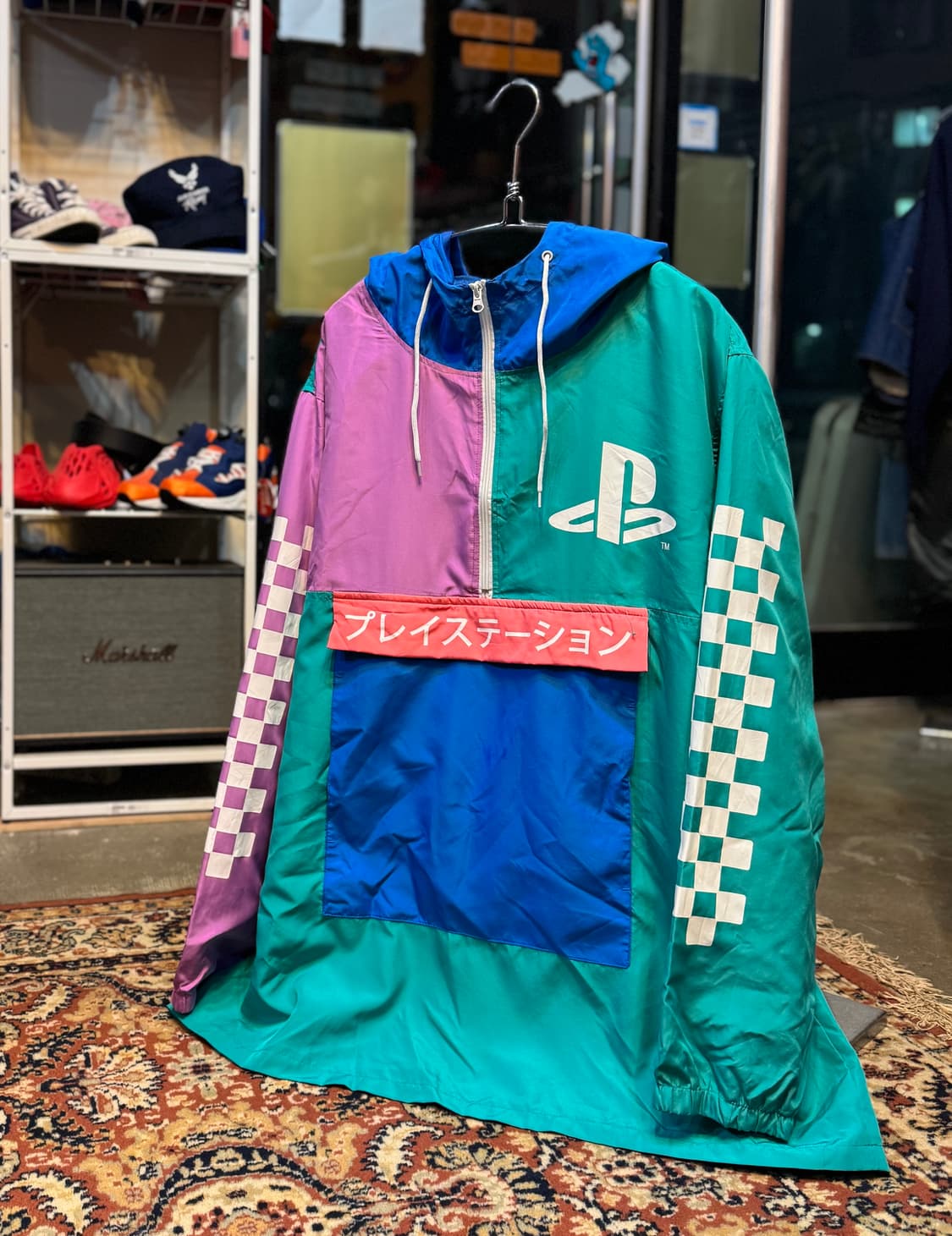 빈티지 플레이스테이션 아노락 바람막이 "XXL" (494) 상품이미지1