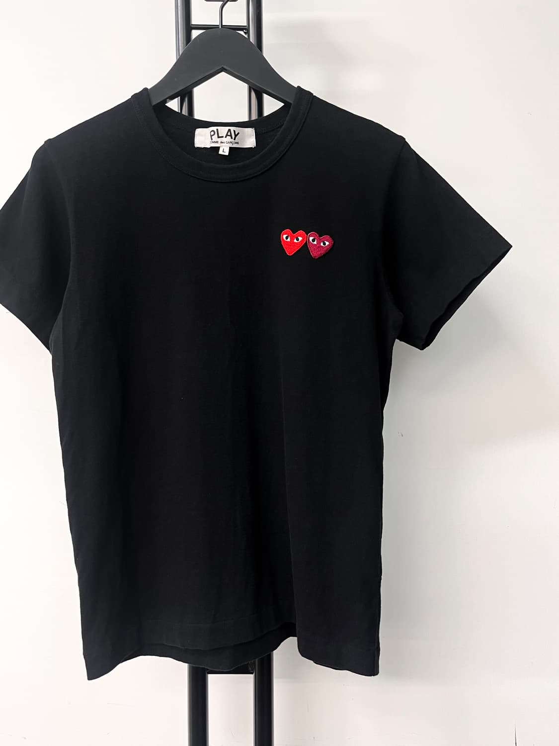 꼼데가르송 19s/s 플레이 더블 하트 티 상품이미지3