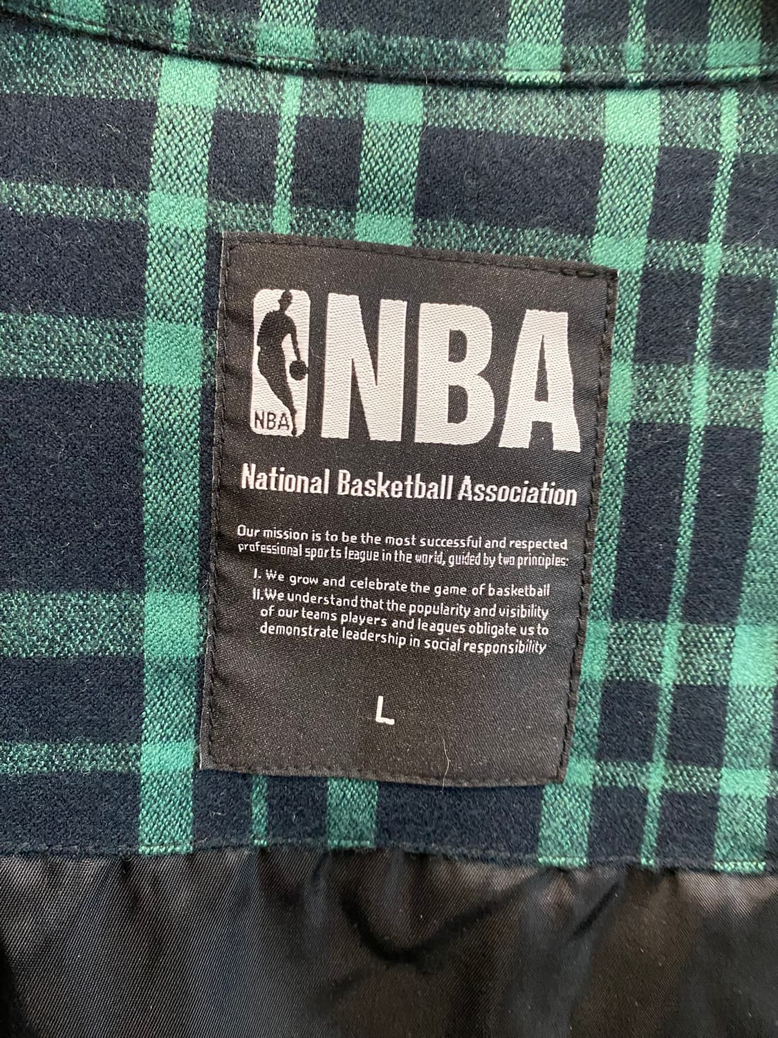 [L]NBA 체크셔츠 자켓 상품이미지7