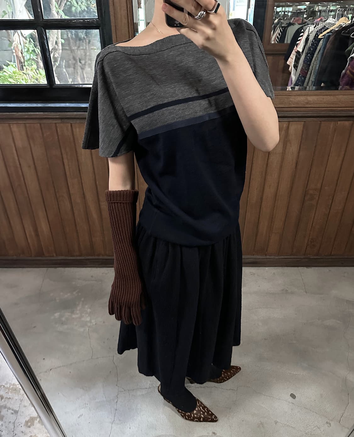 PRADA brown long gloves 상품이미지5