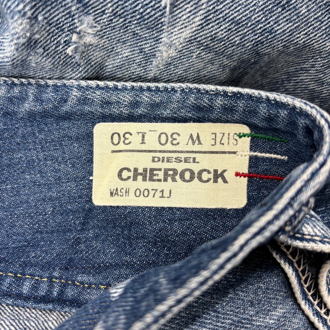 디젤(Diesel) CHEROCK 빈티지 워싱 데님 팬츠 상품이미지6