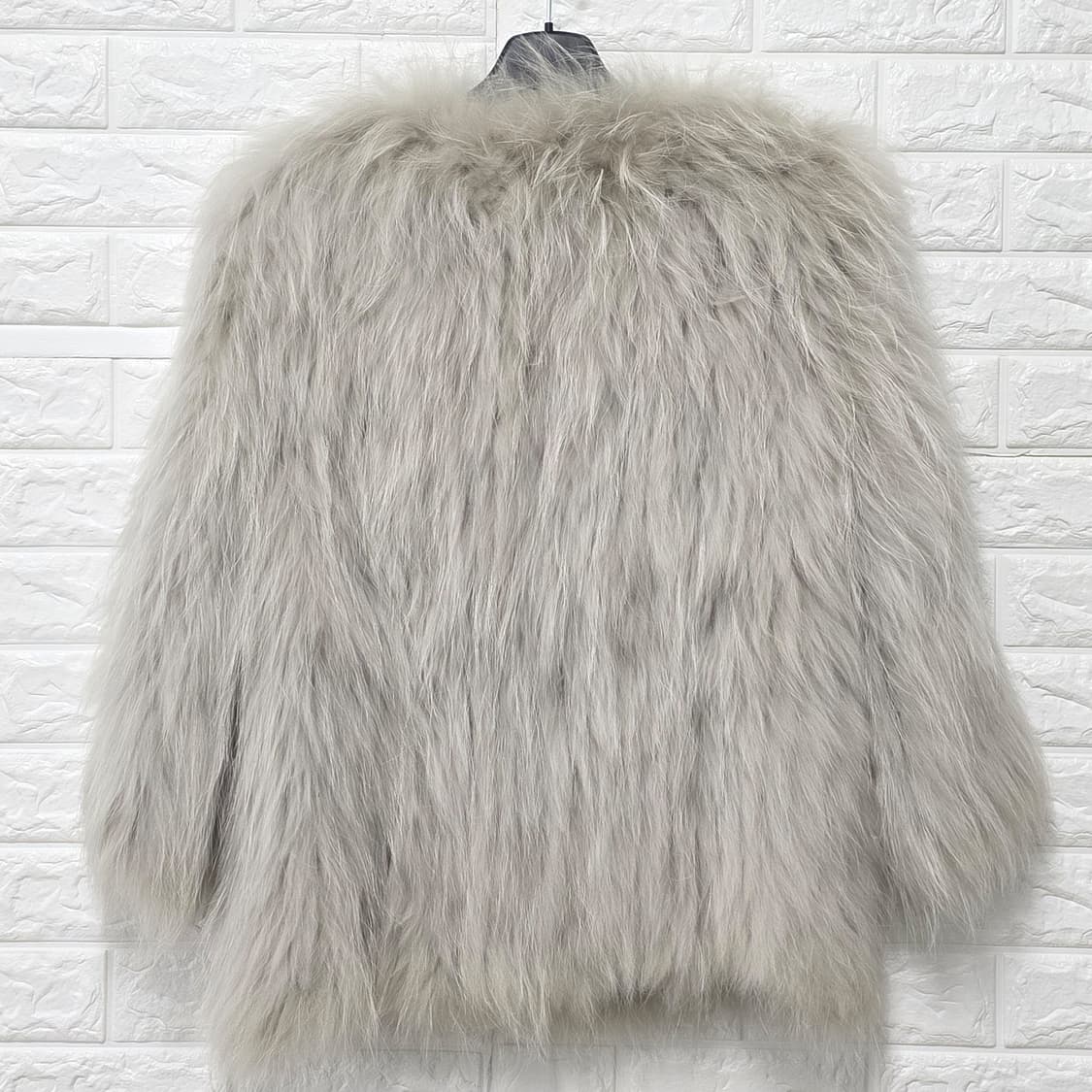 택포_ KAISASE 회색 라쿤 퍼 자켓 Free 상품이미지4