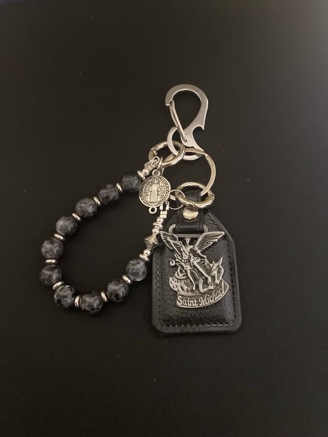 미카엘 천사 팬던트 키링 상품이미지1