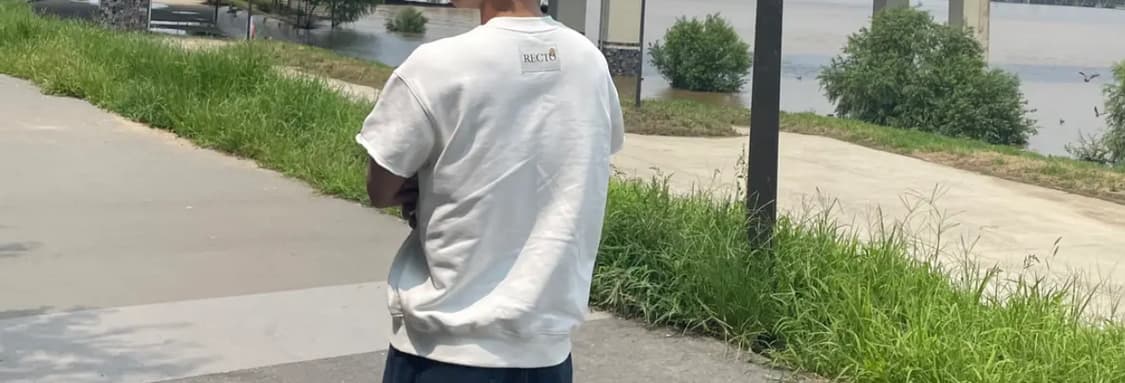 렉토 아이보리 상하의 반팔 반바지 상품이미지2