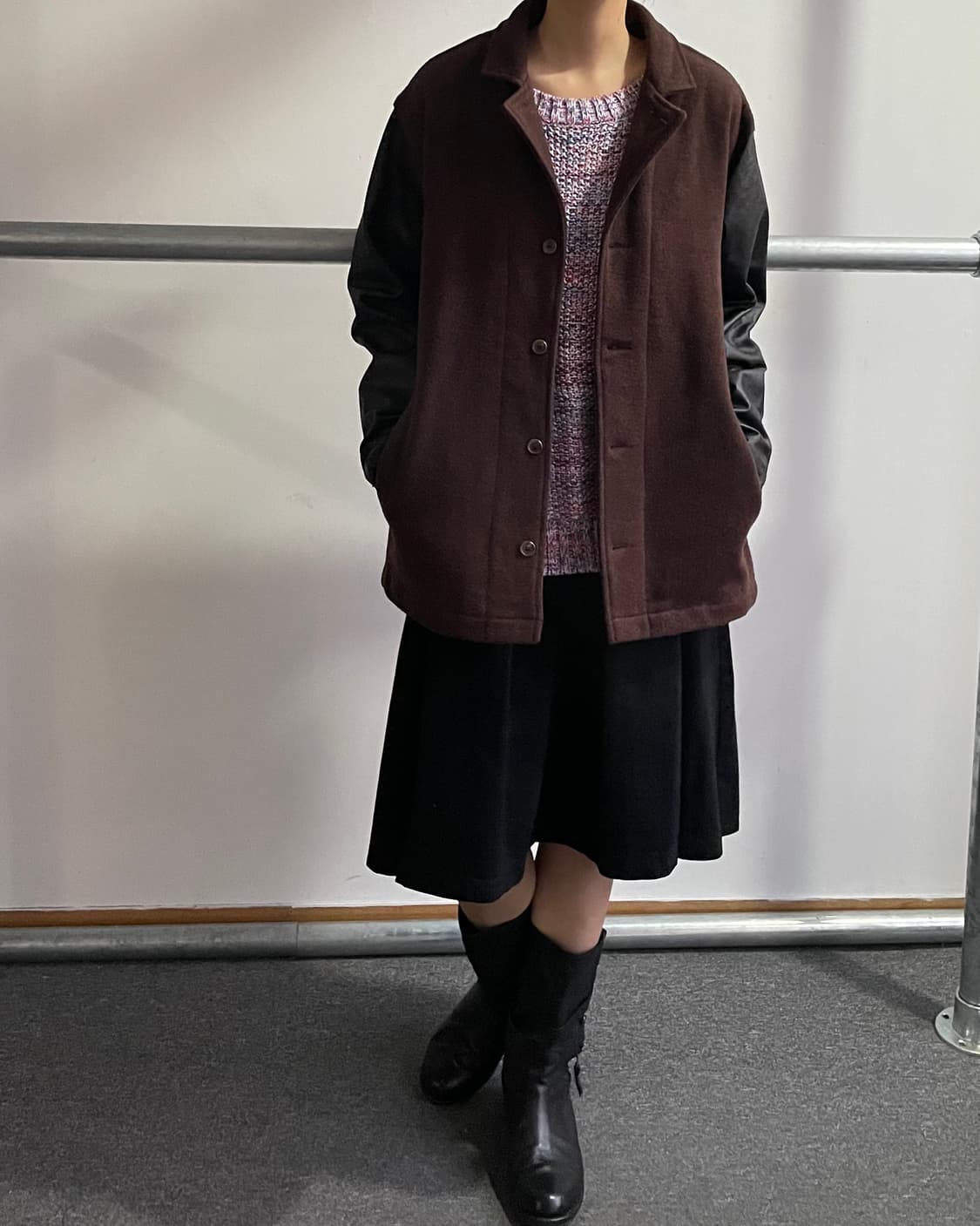 Brown leather jacket 상품이미지8