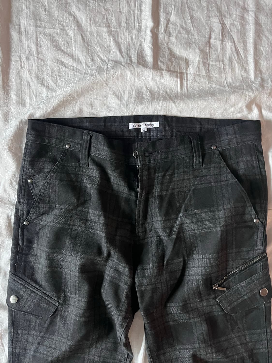 Semantic Design Archive Plaid Cargo Pant 상품이미지3