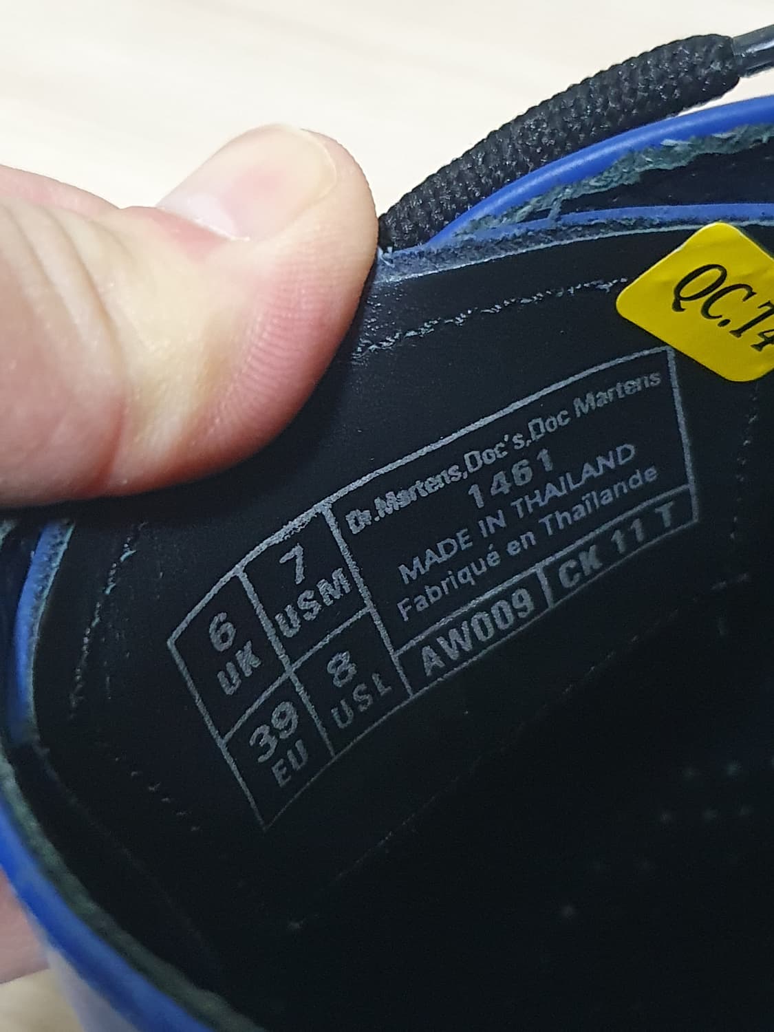닥터마틴 1461 블루 로퍼 250 상품이미지10