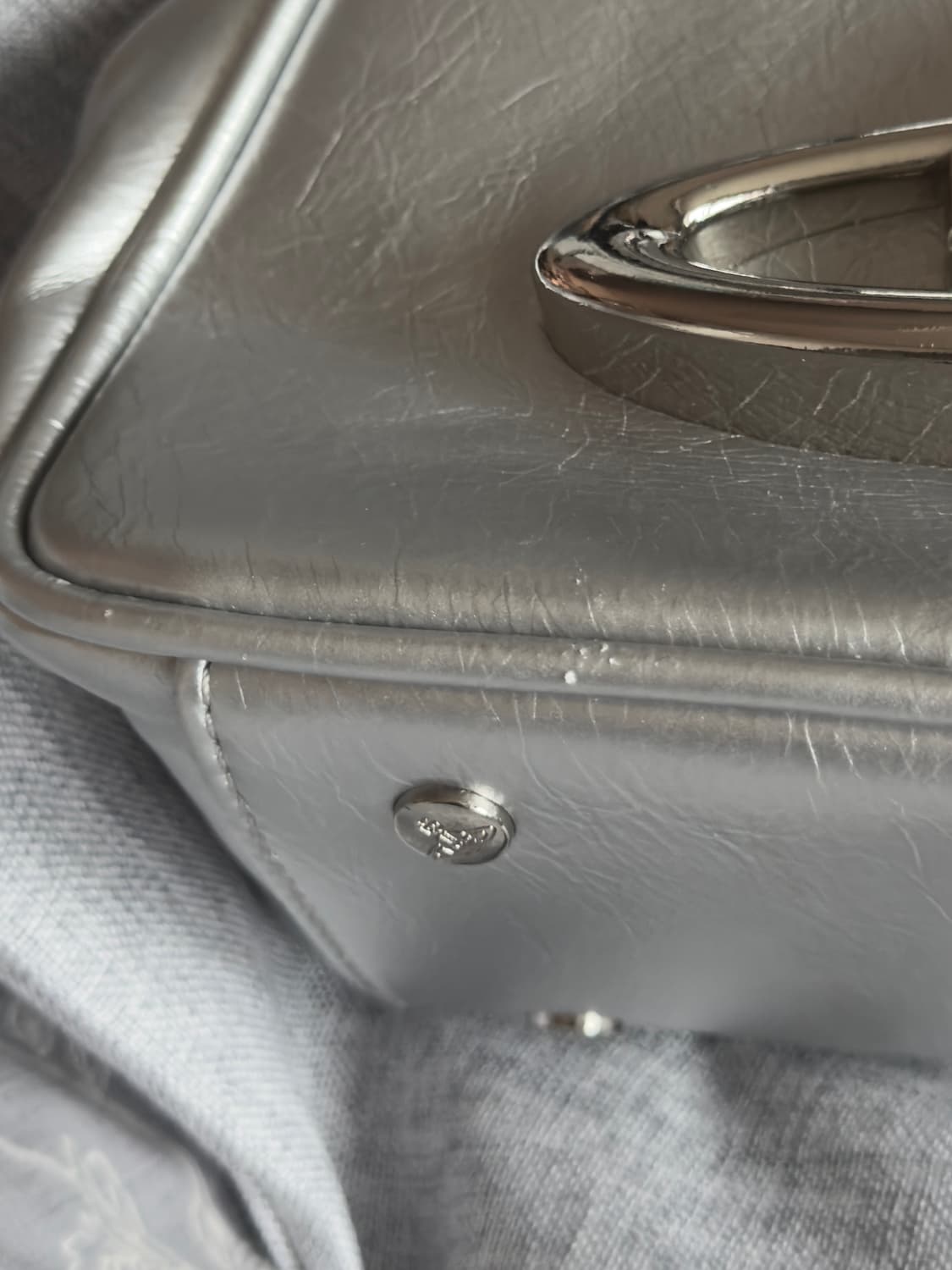 비비안웨스트우드 실버 야스민백 상품이미지3