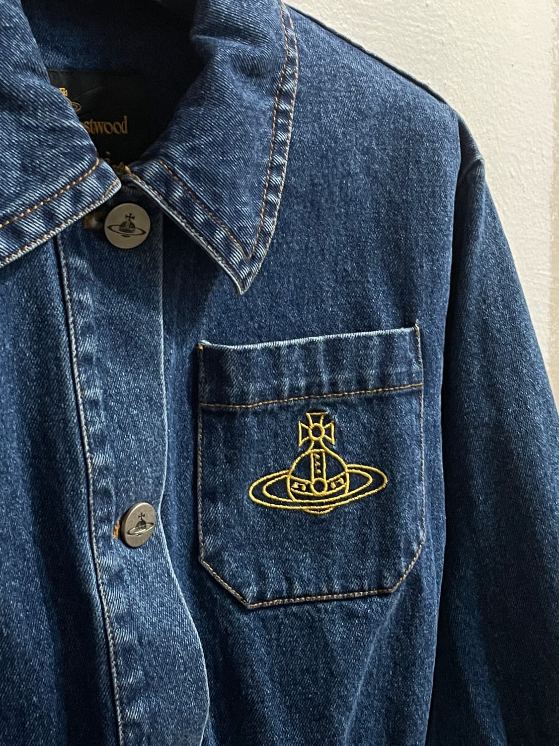 비비안 웨스트우드 크롭 데님 자켓 상품이미지4