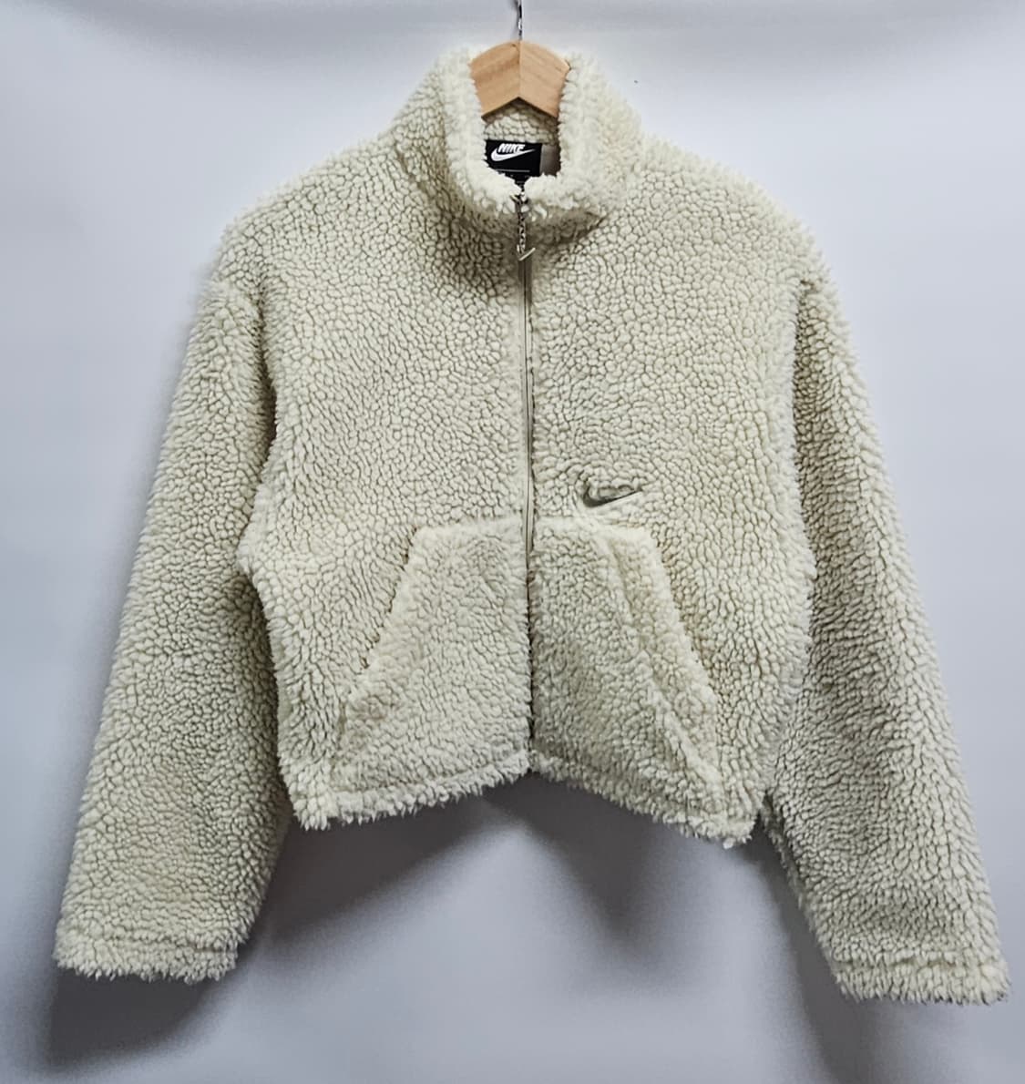 나이키 쉐르파 플리스 크롭자켓 S 상품이미지1