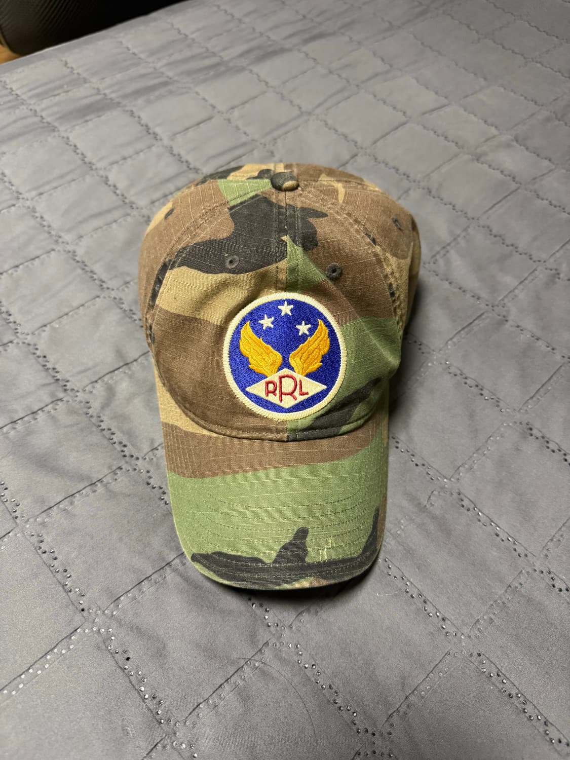 더블알엘 가먼트 다잉 트윌 볼캡 카모플라주 상품이미지2