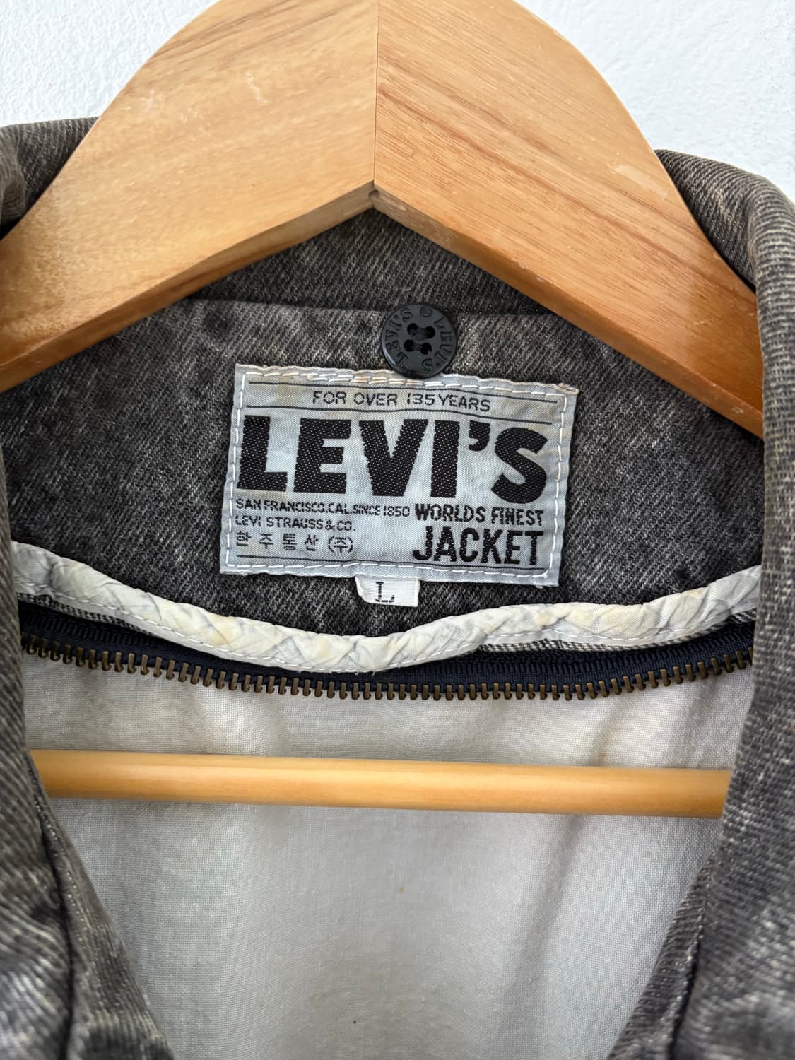 80's Vintage Levis Denim Jacket.  상품이미지2