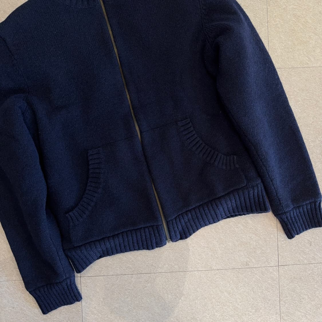 00s 엘엘빈 울 집업 니트 상품이미지2