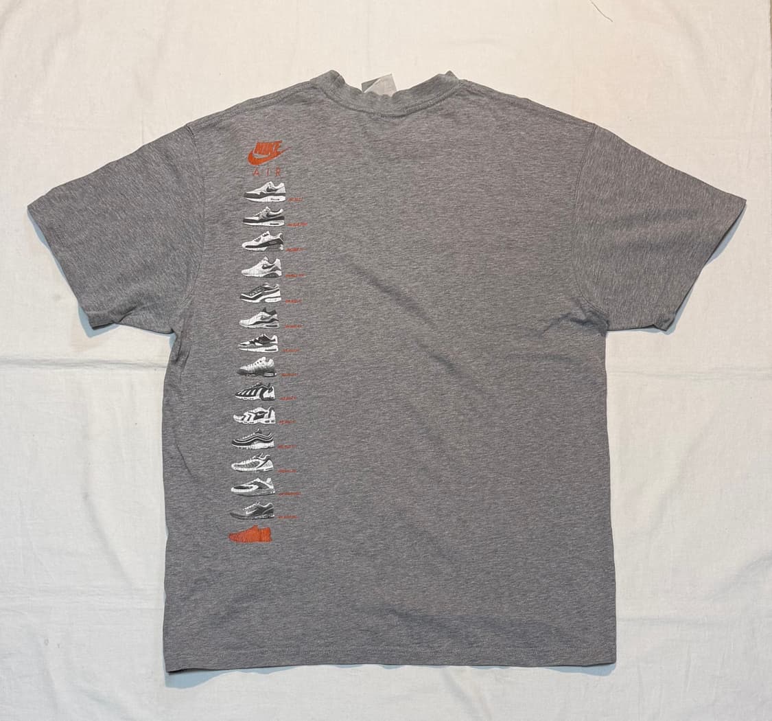 00s 나이키 에어 아카이브 빈티지 반팔 티셔츠 그레이 상품이미지5