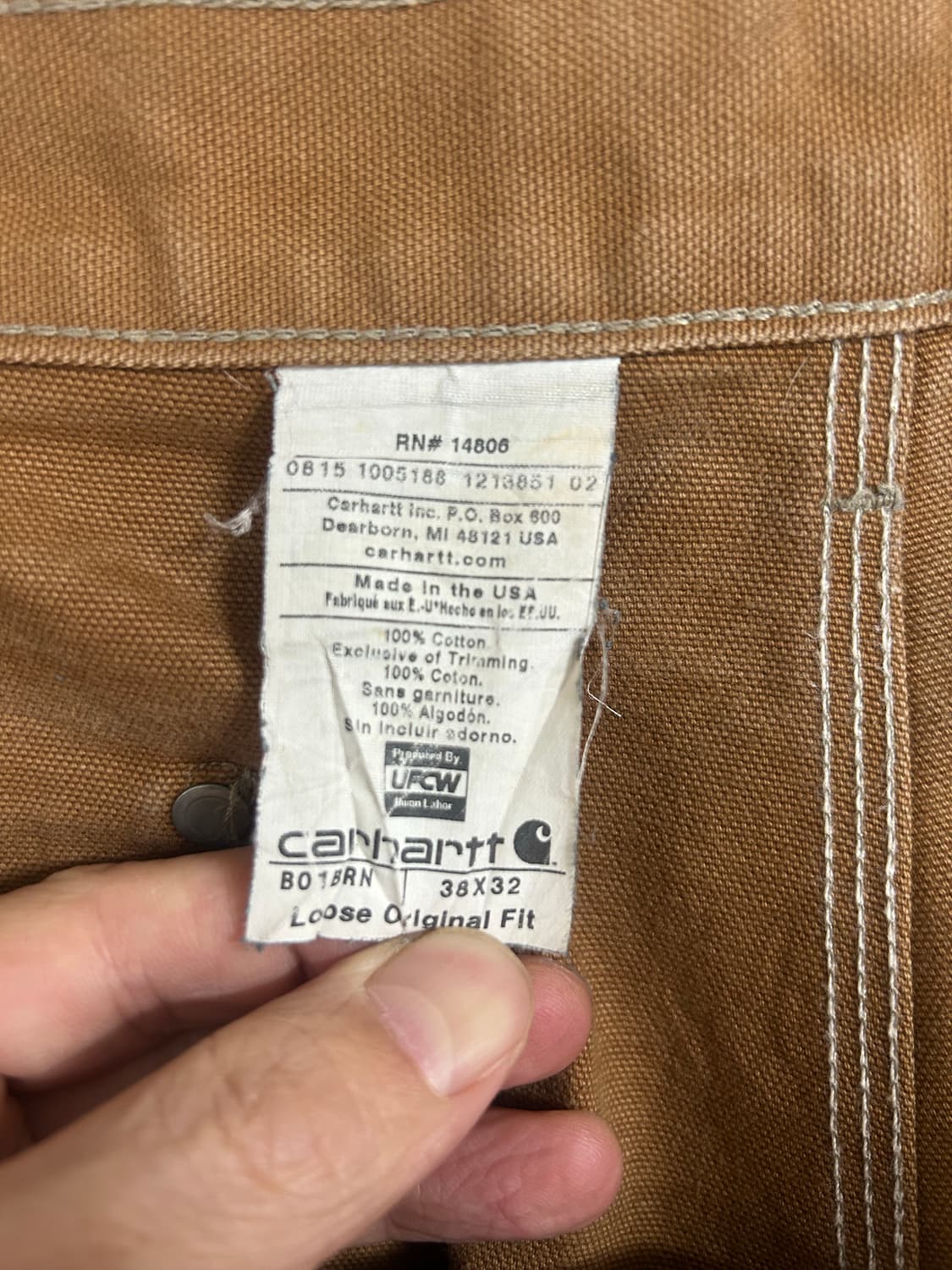 칼하트  더블니팬츠 상품이미지9