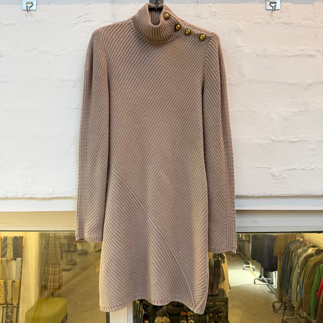 Tory burch 토리버치 터틀넥 니트 원피스 XS 상품이미지1