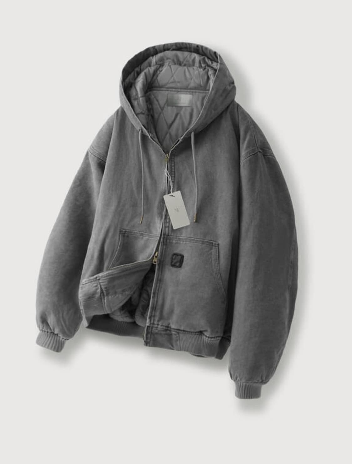 [단종] 맨인스토어 빈티지 워시드 퀄팅 후드자켓 상품이미지1