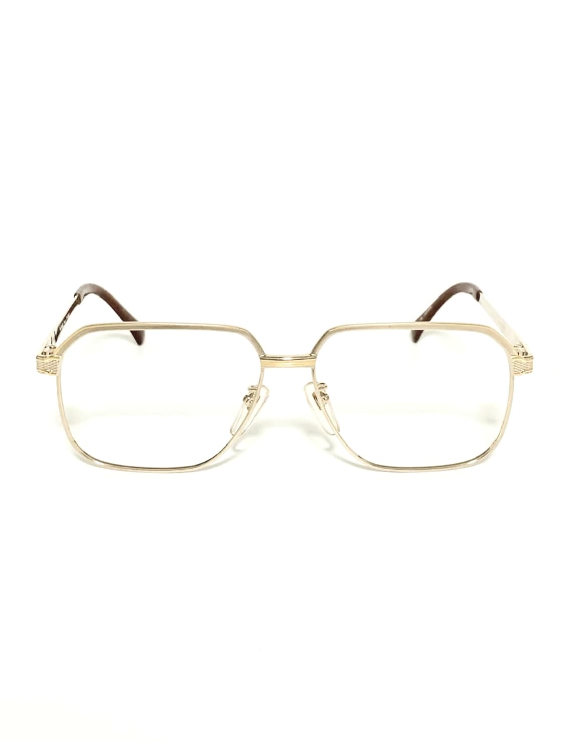 데드스탁 클래식 골드 메탈 스퀘어  빅사이즈 안경테  상품이미지1