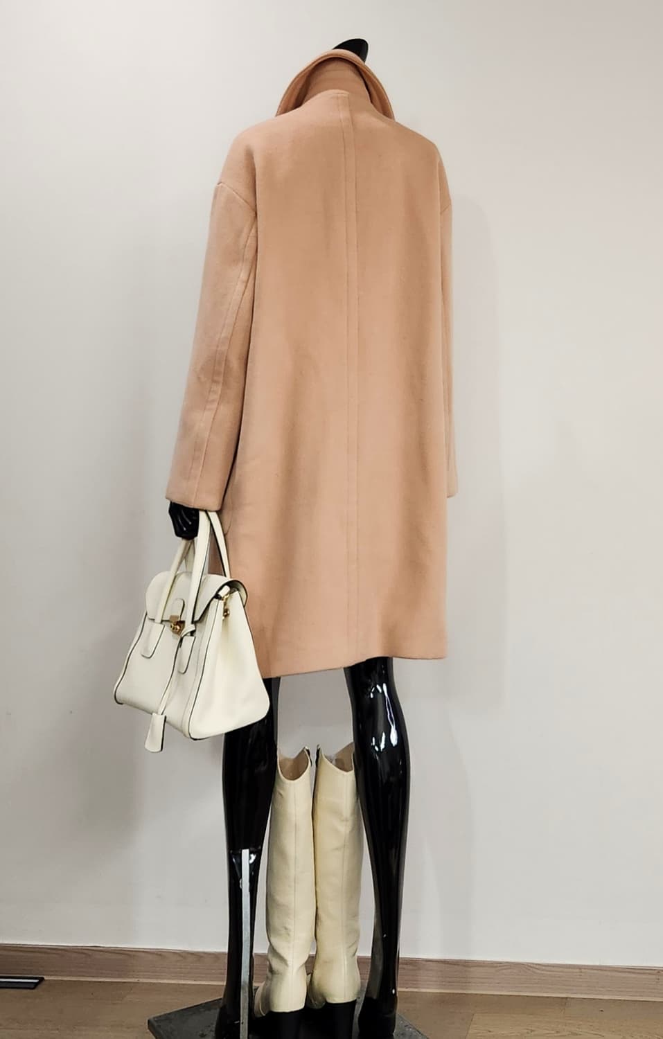 핑크 울코트  상품이미지5