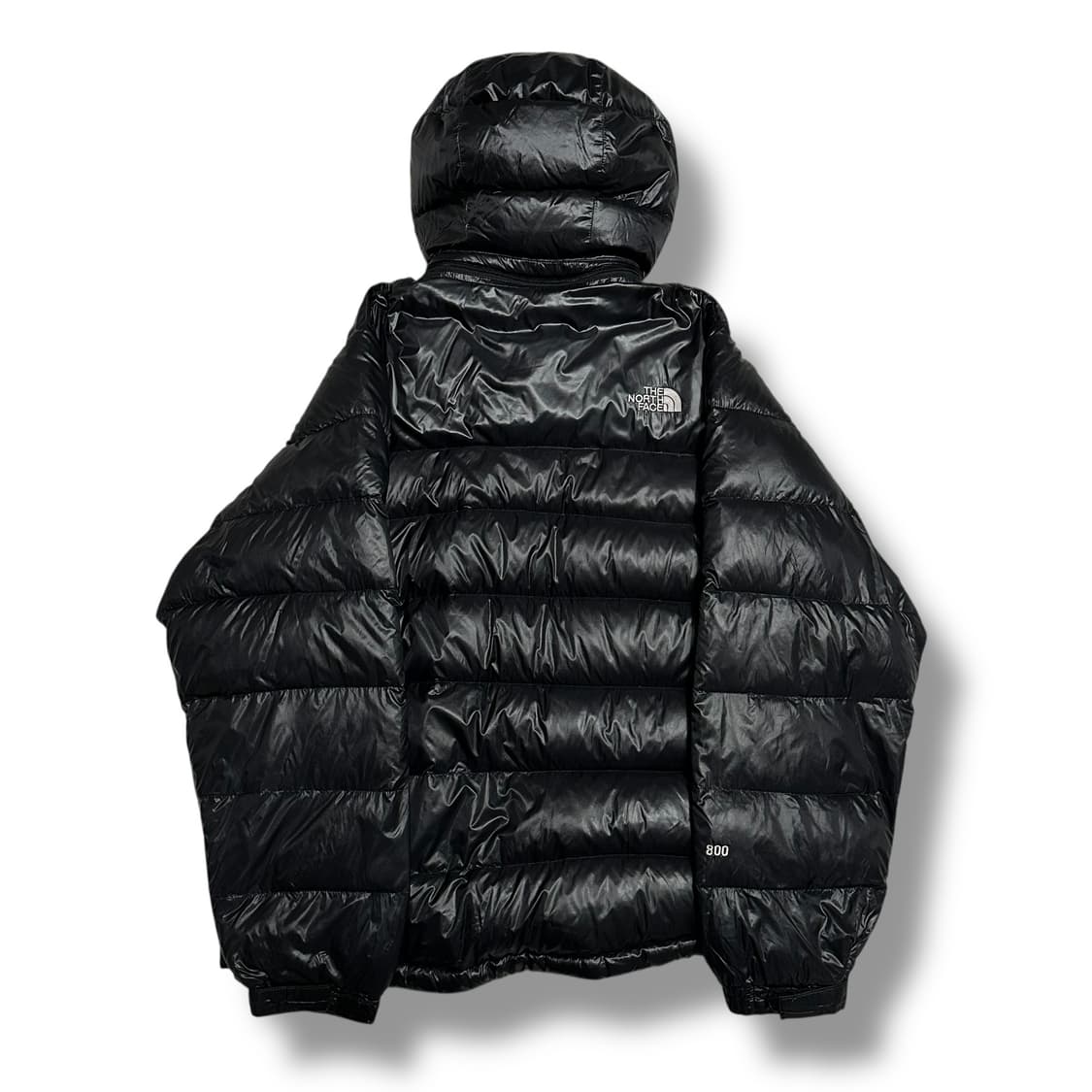 The North Face 800 후드 다운 유광 패딩 상품이미지2