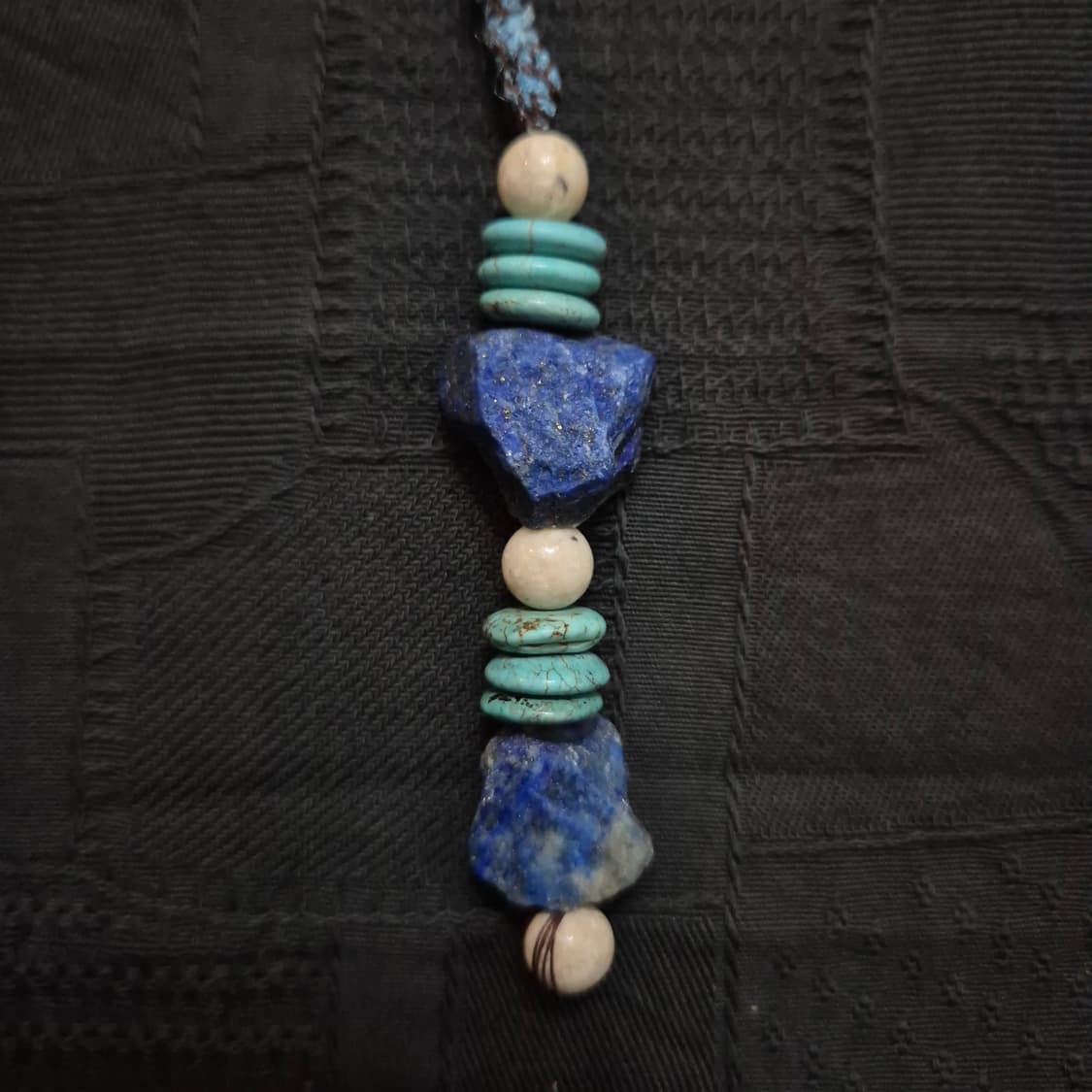 왼-아마조나이트 오-라피스라줄리 열쇠고리 상품이미지5